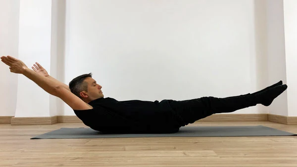 Ejecución de Doble Leg Stretch por Vicente Juan Asencio